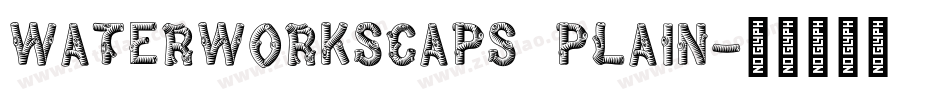WaterWorksCaps Plain字体转换